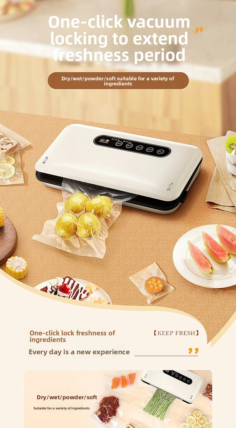 Food Snack - Mini Vacuum Sealer Machine Automatic Household
