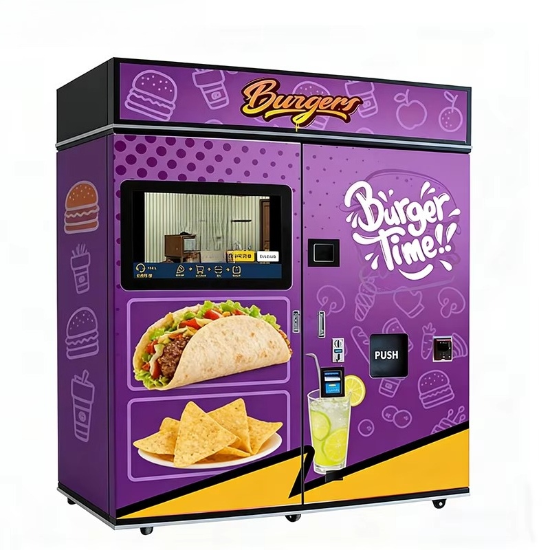 Food Snack - Customized Fast Food Vending Machine Microwave