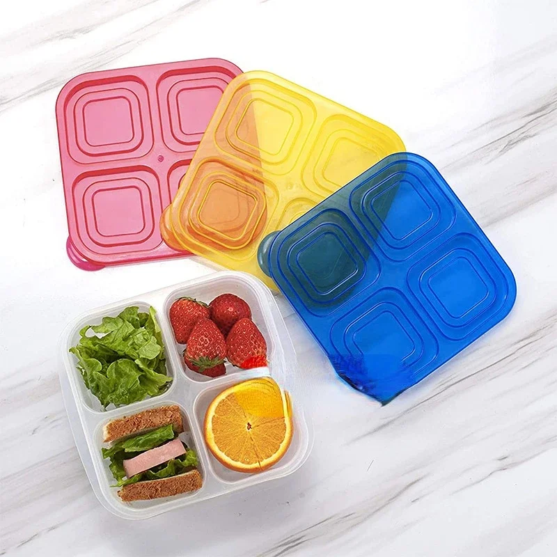 Plastic Bento Snack Box Reusab - Food Snacks For School review and price