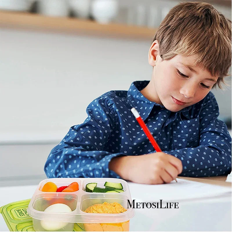Plastic Bento Snack Box Reusab - Food Snacks For School review and price