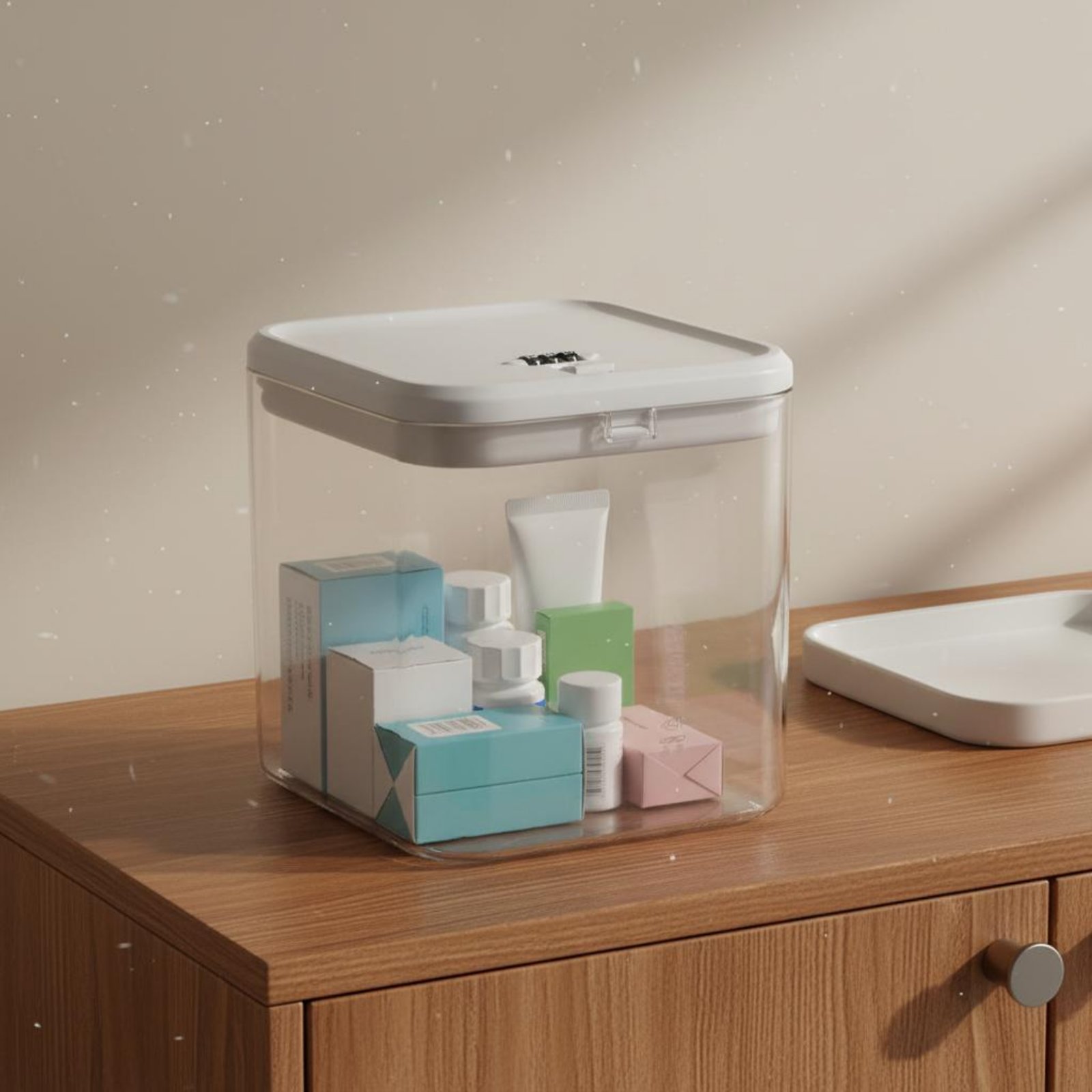 Clear Lockable Box Versatile L - Food & Snacks Colouring Book review and price