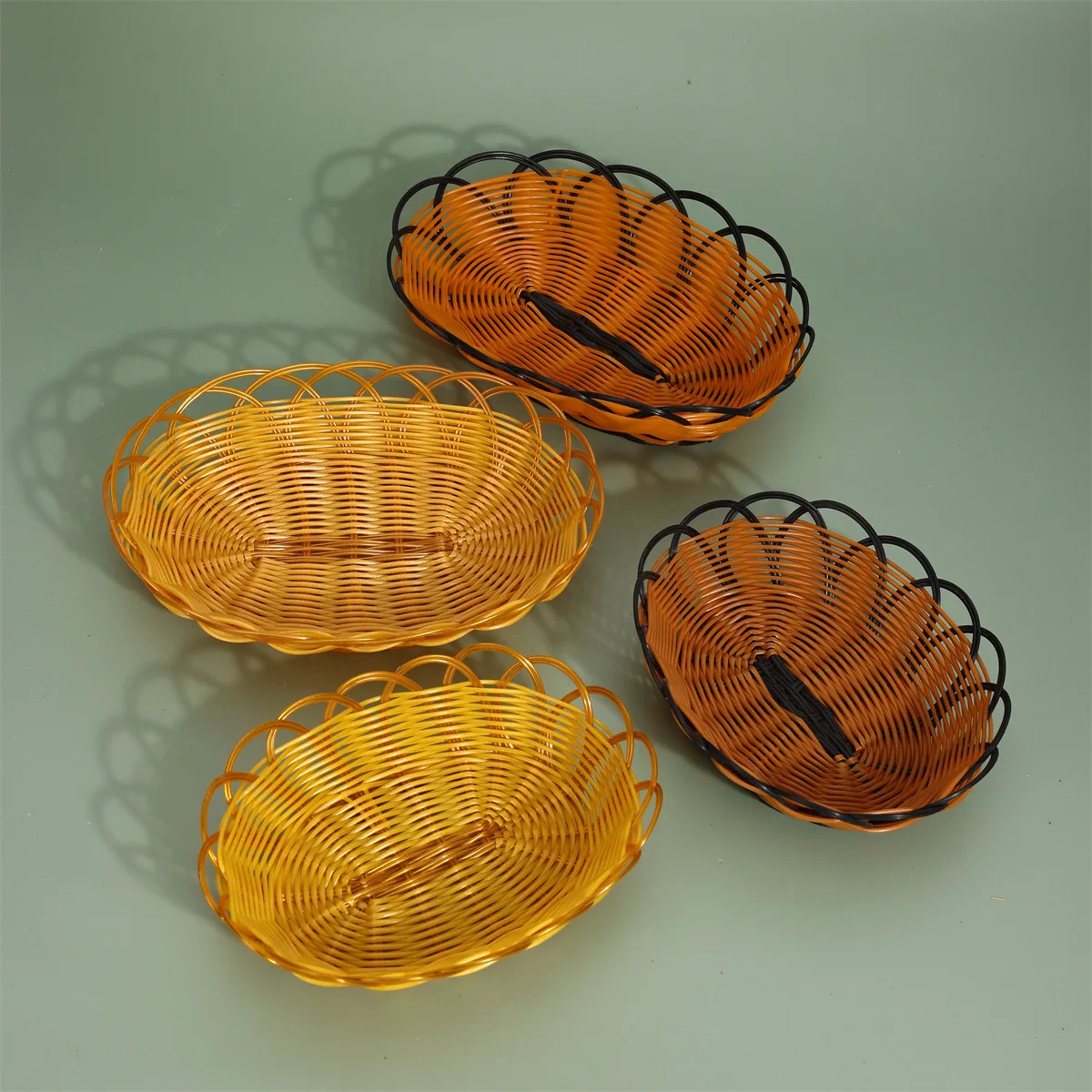 New Imitation Rattan Fruit Bas - Food Snacks Indian review and price