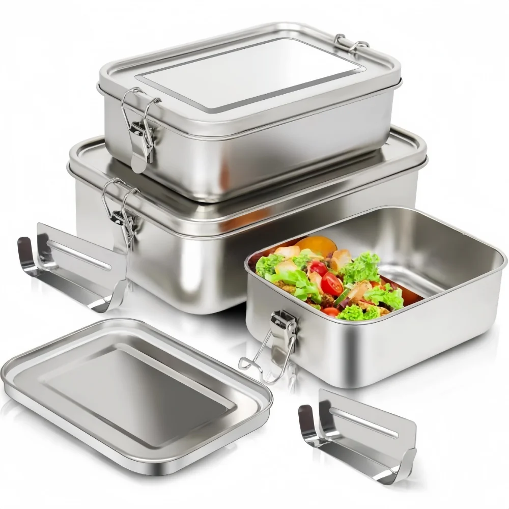 Stainless Steel Bento Box Meta - Food Snacks For School review and price