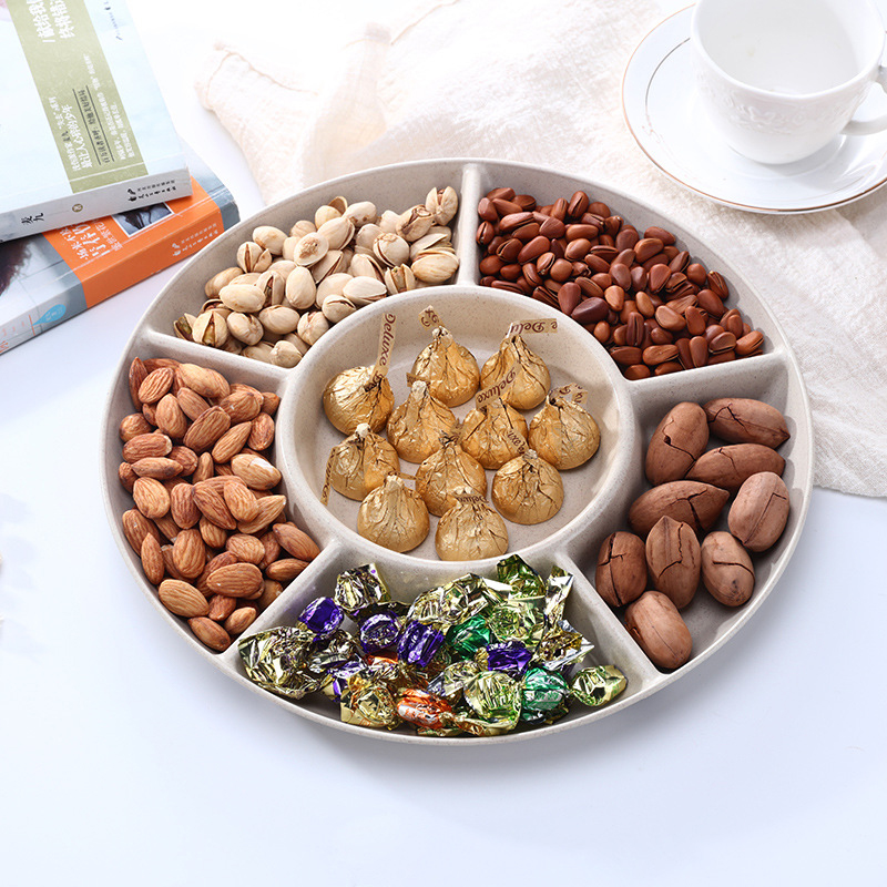 6-Compartment Food Storage Tra - Food Platter Snacks review and price