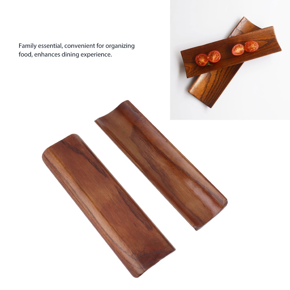 2PCS Serving Plates Wooden Sus - Food Platter Snacks review and price