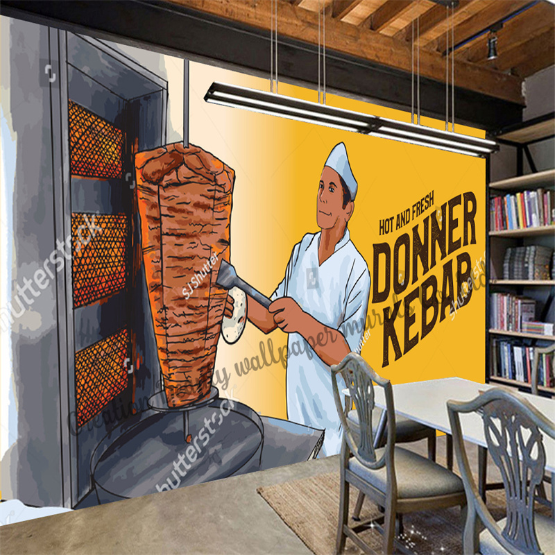 Custom Fast Food Kebab Wallpap - Food Snacks Background review and price