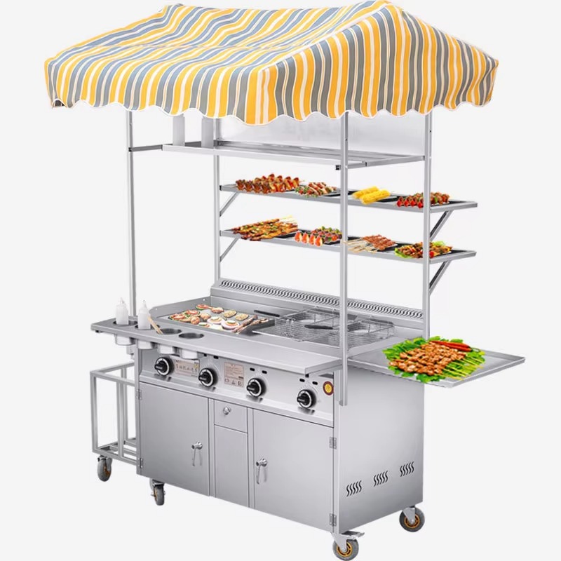 Gas-powered mobile snack cart  - Food Snacks To Sell review and price