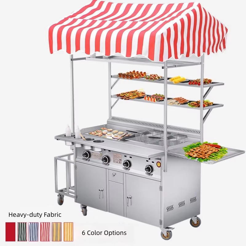 Gas-powered mobile snack cart  - Food Snacks To Sell review and price