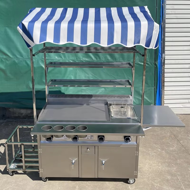 Gas-powered mobile snack cart  - Food Snacks To Sell review and price