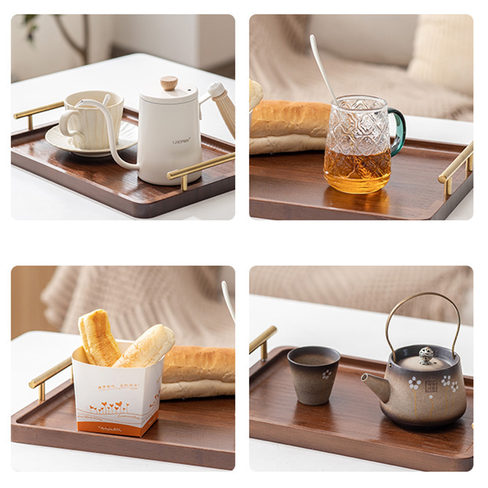 Wooden Serving Tray with Handl - Food Platter Snacks review and price