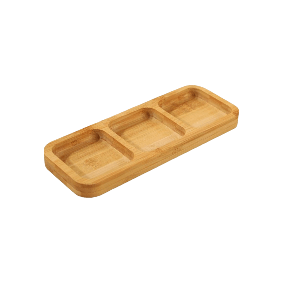 Natural Bamboo Divided Snack S - Food Platter Snacks review and price