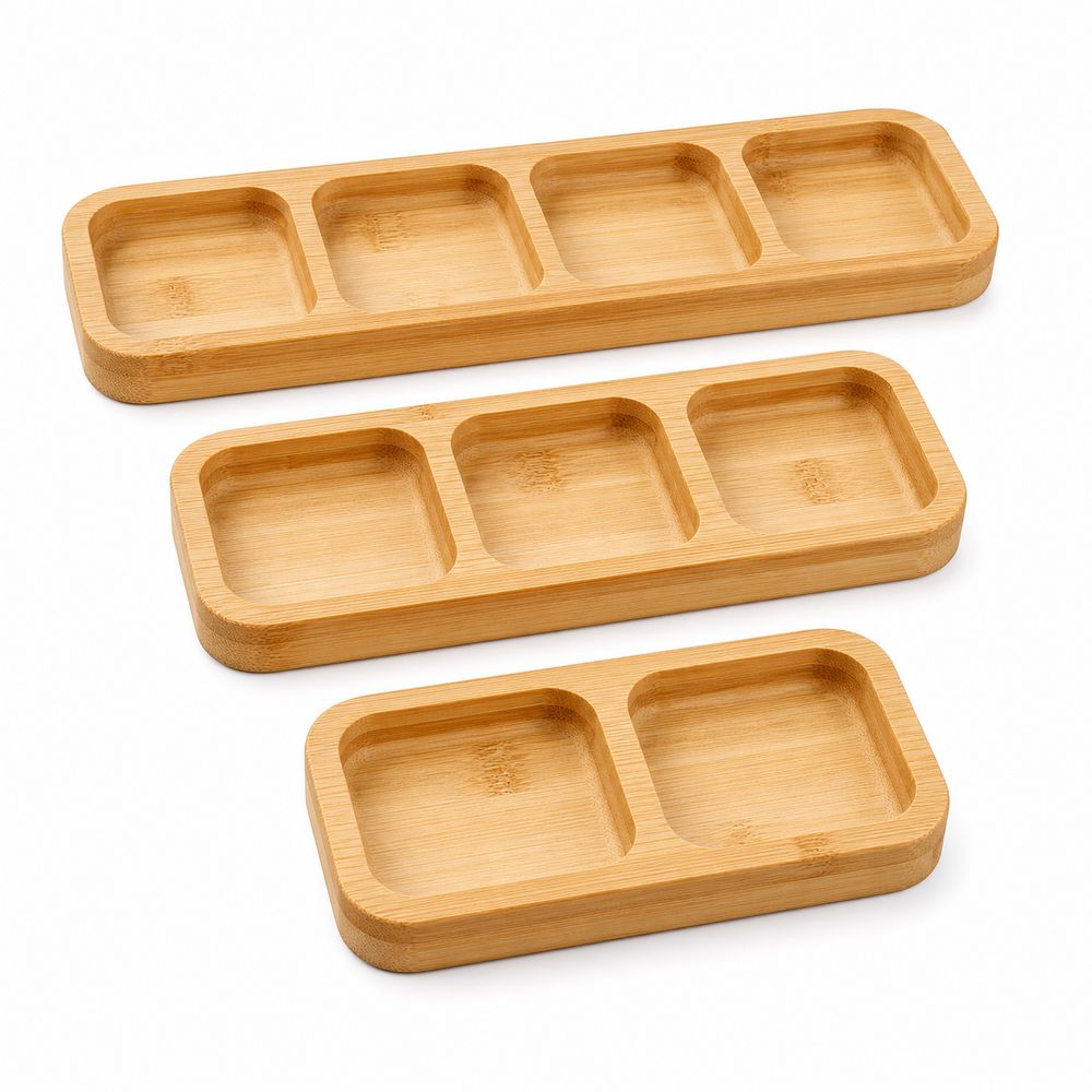 Natural Bamboo Divided Snack S - Food Platter Snacks review and price