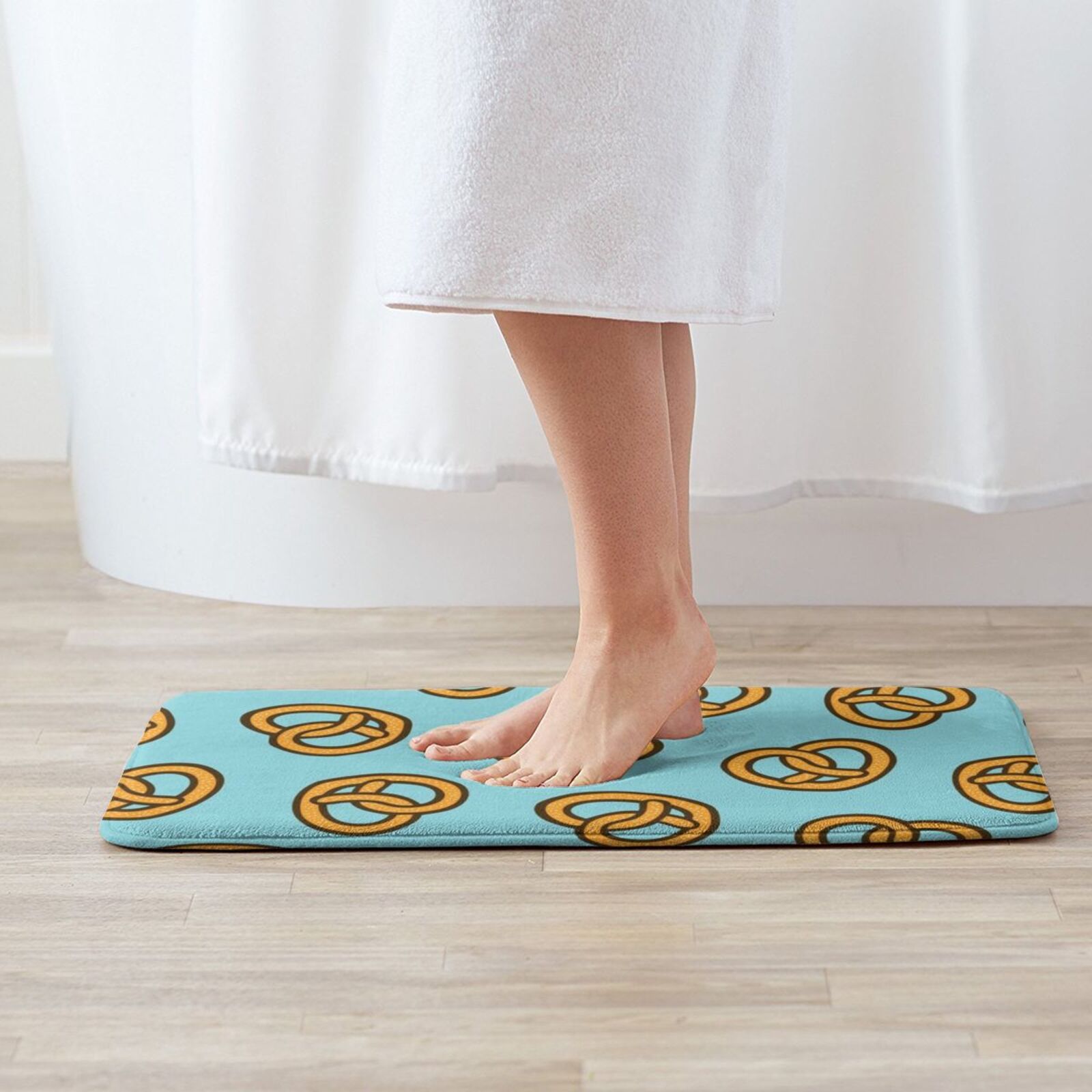 I Heart Pretzels Pattern Soft  - Foody Snacks review and price