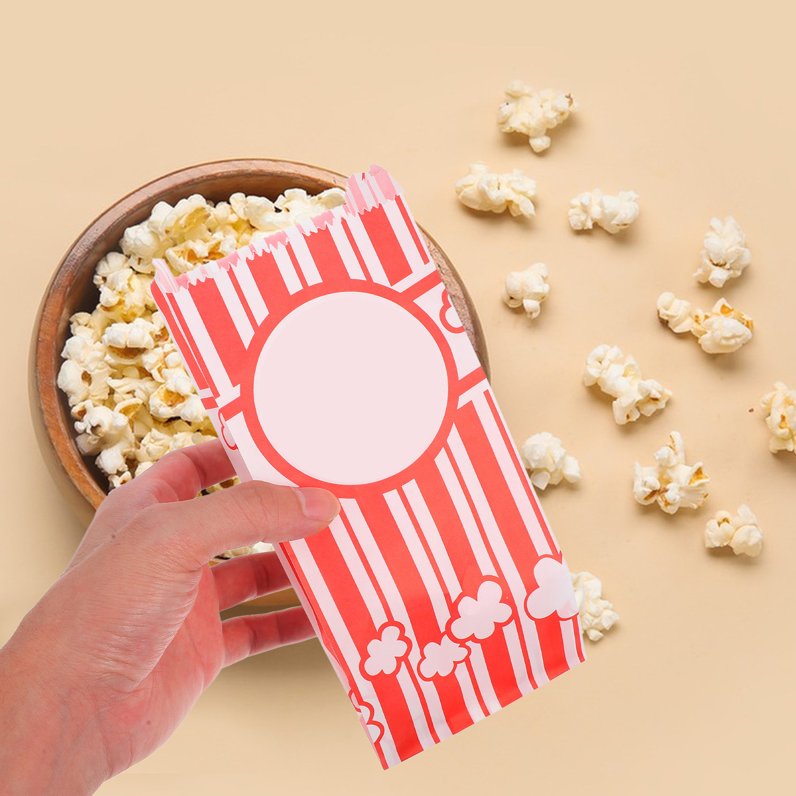 30Pcs Greaseproof Popcorn Bags - Food Snack review and price