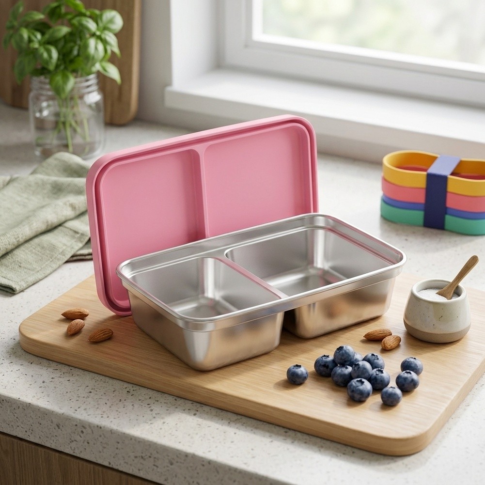 Stainless Steel Toddler Lunch  - Food Snacks For School review and price
