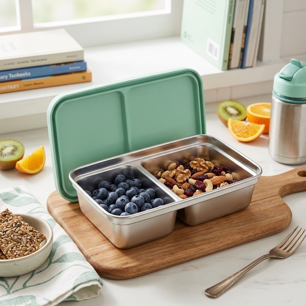 Stainless Steel Toddler Lunch  - Food Snacks For School review and price