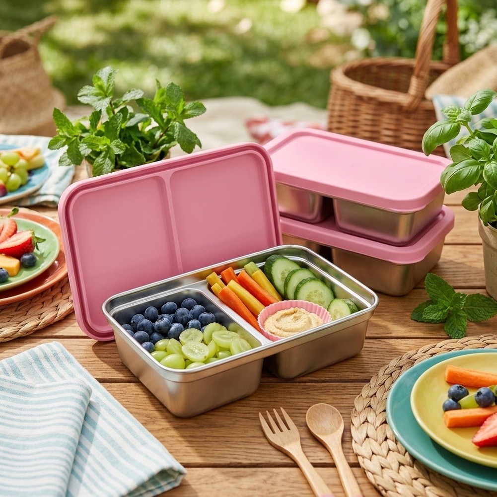 Stainless Steel Toddler Lunch  - Food Snacks For School review and price