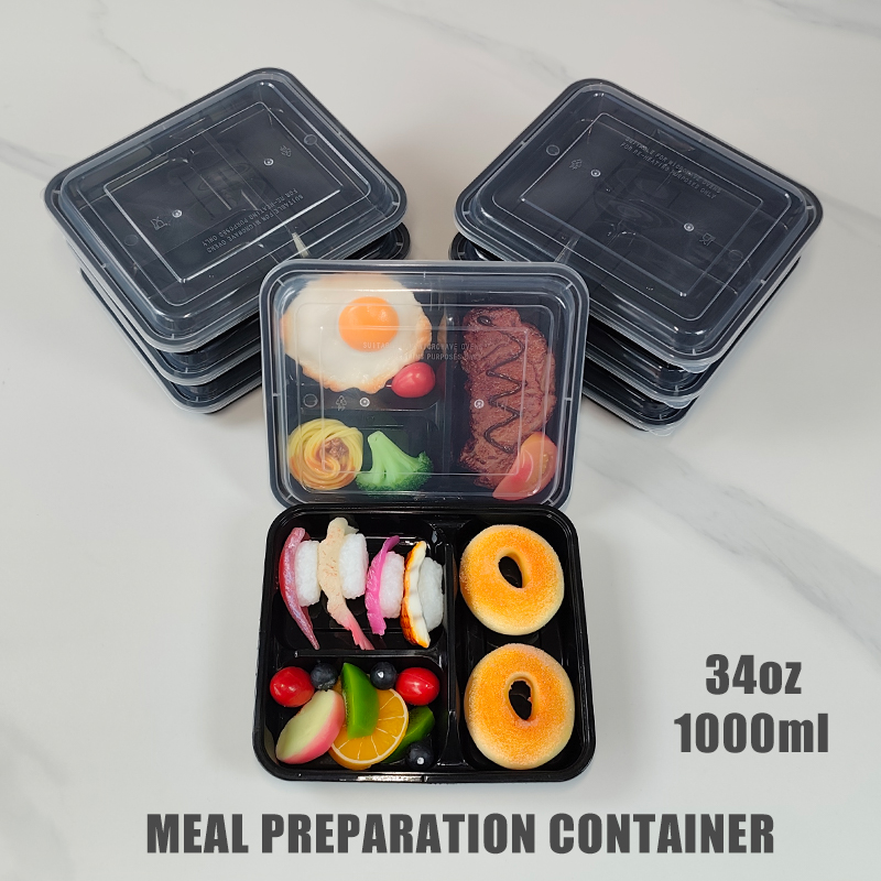 3-Compartment 34 Oz/1000 Ml, 1 - Food Snacks For School review and price